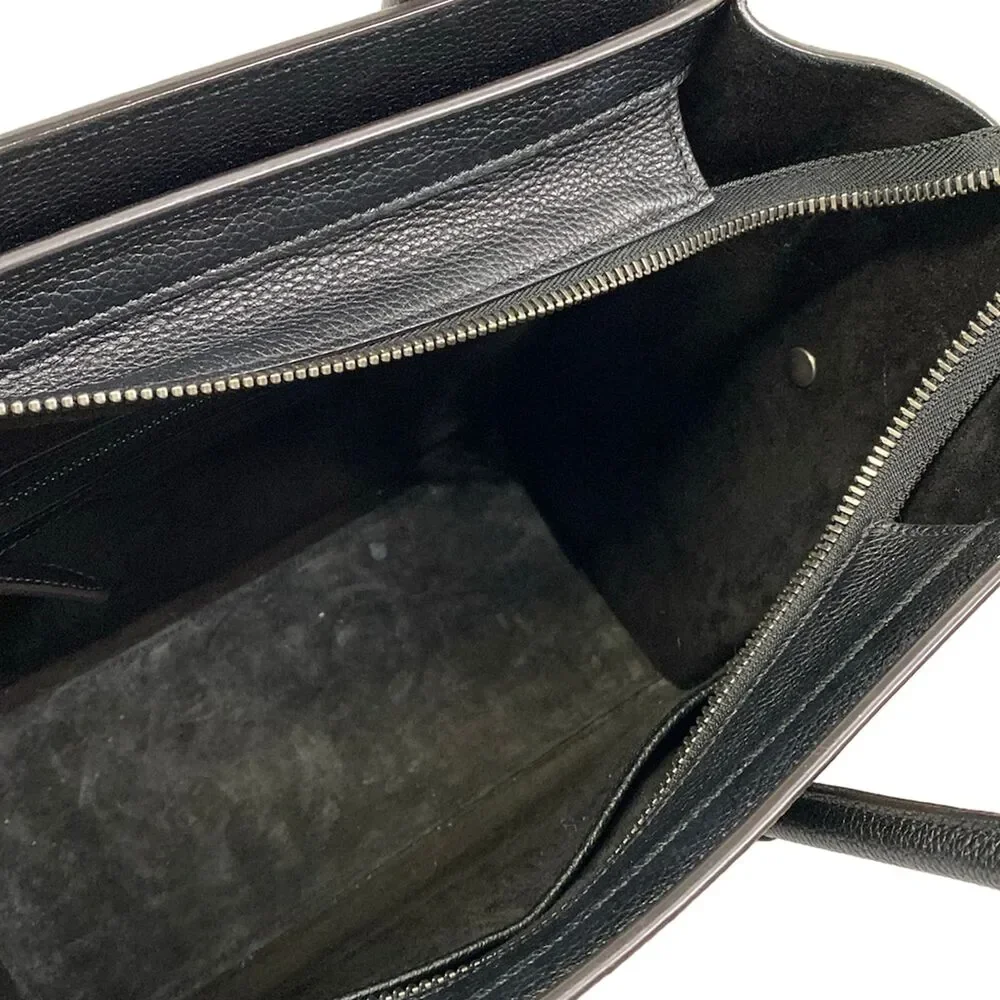Celine Luggage Micro Shopper Handbag